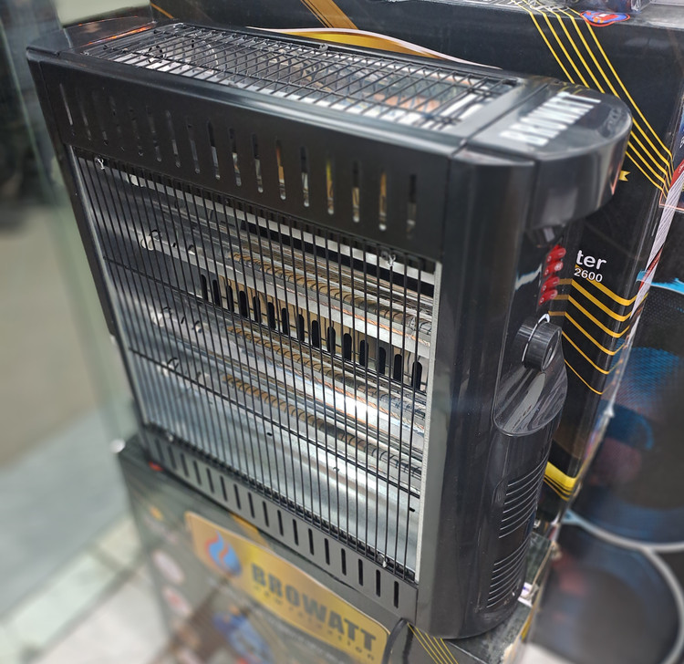 بخاری برقی ۵ شعله فن دار برووات مدل Br_2600
